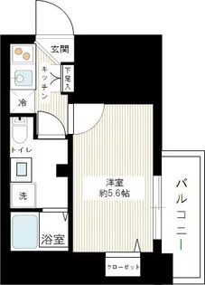 LEXE横濱阪東橋Ⅱ【1階】の間取り