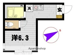 G・Aパーク日吉【1階】の間取り