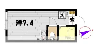 G・Aパーク日吉【1階】の間取り