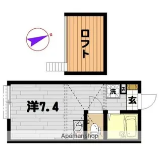 G・Aパーク日吉【2階】の間取り