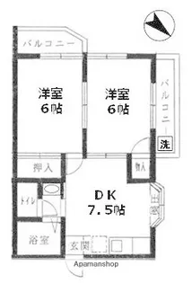 KSGマリーンオークラⅡ【1階】の間取り