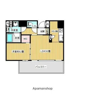 クリオ黄金町【9階】の間取り