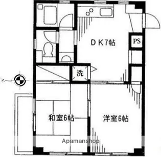 COM’Sー1【3階】の間取り