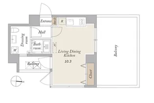 グランカーサ馬込Ⅱ【6階】の間取り