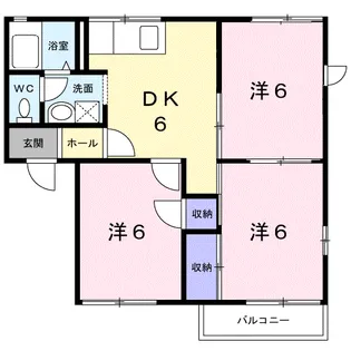 エーデルハイムA【2階】の間取り