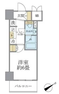 レスピール川崎【5階】の間取り