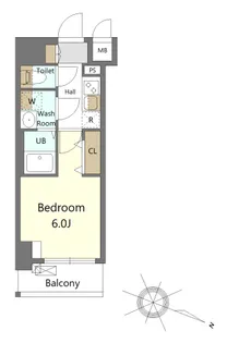 SーFORT茅ヶ崎【5階】の間取り