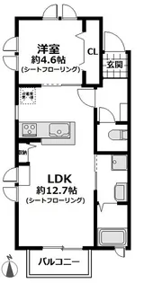 エール アンジュ【2階】の間取り