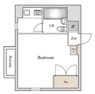 コスモヒロ南台【0501号室】の間取り