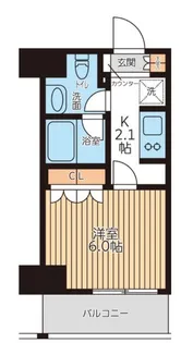 1Kの間取り画像