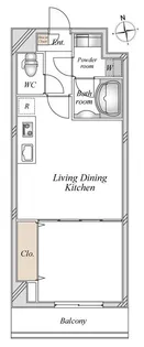 LOC’S YOKOHAMA BAYSIDE【0410号室】の間取り