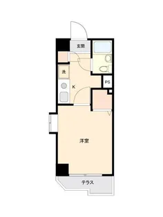 ジョイフル蒲田弐番館【1階】の間取り