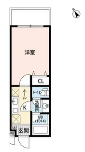 プレール・ドゥーク横浜杉田【106号室】の間取り