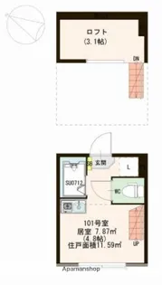 グランテラス東白楽【2階】の間取り