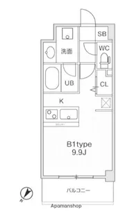 JMF RESIDENCE 町田【3階】の間取り