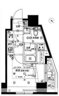 ハーモニーレジデンス大森山王【15階】の間取り