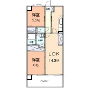 グリーンハイム5【4階】の間取り