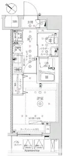 IARETH YOKOHAMA KANNAI【5階】の間取り