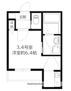 MINERUMO TSURUMI【1階】の間取り