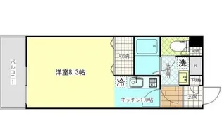 AYマンション【1階】の間取り