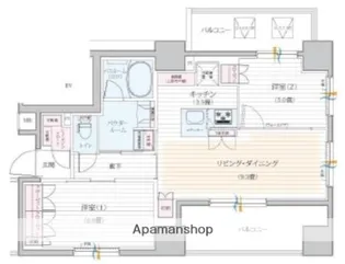 パレステージ平塚【5階】の間取り