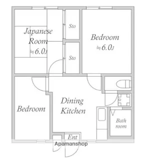 スカイパルⅡ【3階】の間取り