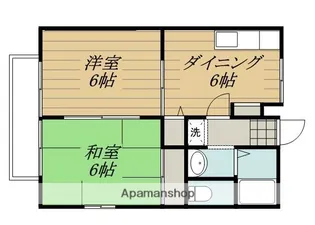 シャルマン鵠沼【1階】の間取り