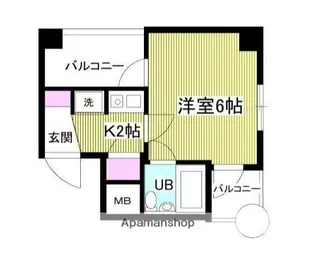 ブリーゼ茅ヶ崎【3階】の間取り