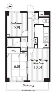 クリオ海老名弐番館【7階】の間取り