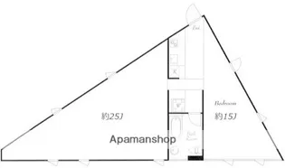 WEEKEND HOUSE ALLEY【2階】の間取り