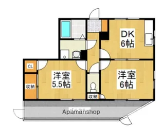 エステートピアにしよね【1階】の間取り
