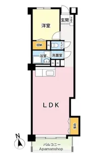 鵠沼フラワーマンション【3階】の間取り