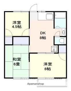 平成ハイツ【2階】の間取り