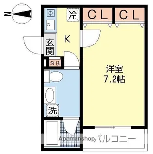 HOUSE・HORIOKA【2階】の間取り