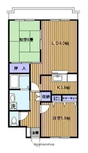 プロスペリテII【3階】の間取り