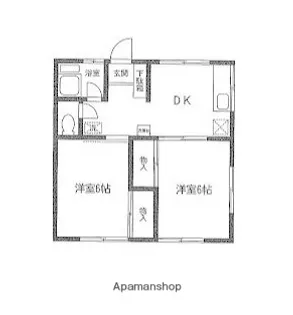 第一紅葉ハイツ【1階】の間取り