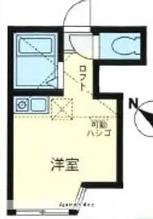 ユナイト根岸アンドロポフの杜【2階】の間取り