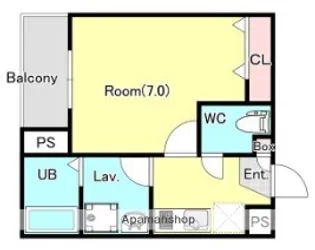 ジーメゾン伊勢原東大竹【3階】の間取り