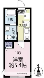 VILLA MARE【1階】の間取り