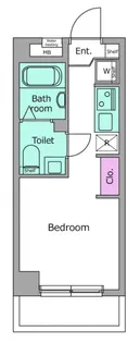 スタイリオフィット新綱島【4階】の間取り