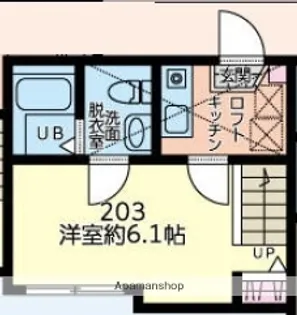 カーサキュリオ【2階】の間取り