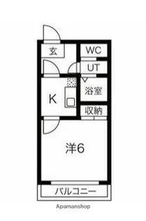 シャルムハイツ【1階】の間取り
