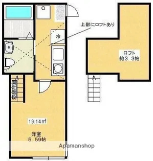 スカイビュー桜ヶ丘【1階】の間取り