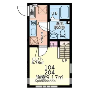 デンプシーヒル【2階】の間取り