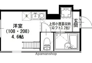 プライムテラス南林間Ⅲ【2階】の間取り