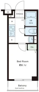 レピュア横浜片倉レジデンス【4階】の間取り