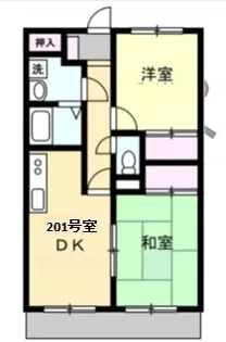 SD海老名ポートガーデン【2階】の間取り