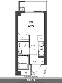 吉野町RESIDENCE【7階】の間取り