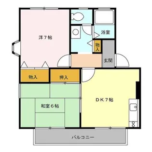 グレイスプラザ Ⅱ【2階】の間取り