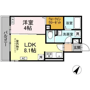 エクセリア湘南【3階】の間取り